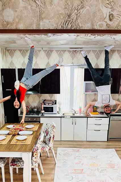 Me and my wife turning the world upside down, 2022